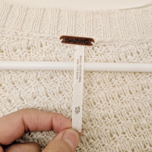 ❌SOLD❌Free People Open Tie Back Sweater - Picture 6 of 8